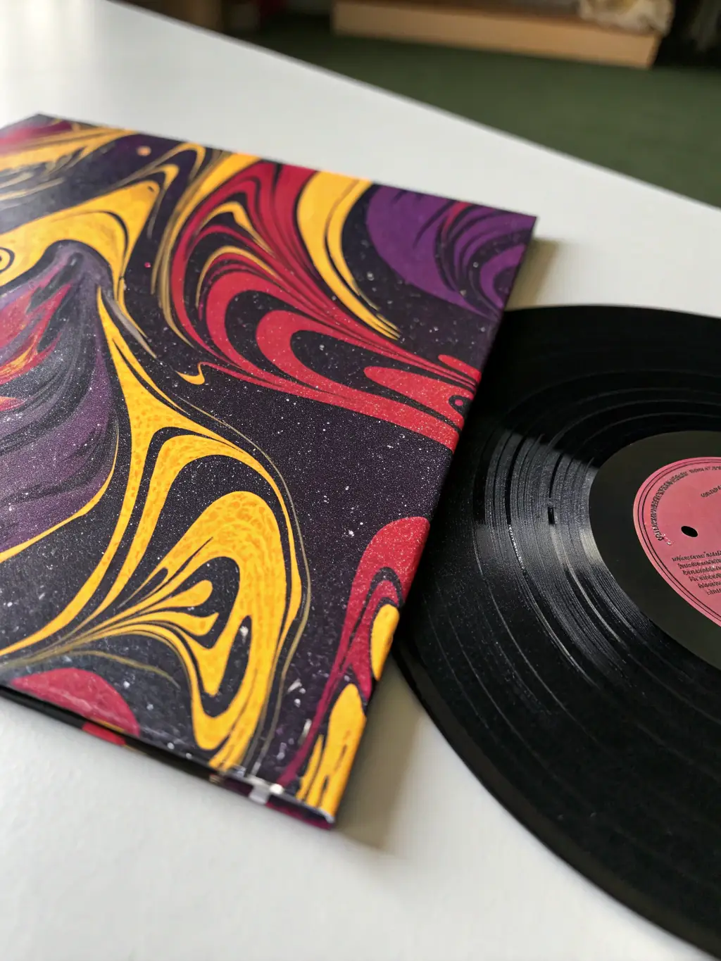 A visually appealing album cover from an artist supported by LE SOUS OFF's label, highlighting the organization's role in promoting musical talent.